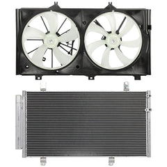 AC Condenser Cooling Fan Kit For 2005 2006 2007 2008 2009-2012 Toyota Avalon 6B93BC-57