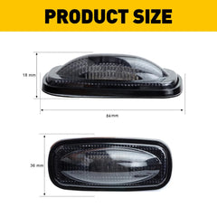 4Pcs Bed Dually Side Marker Fender LED for Lights 45003 Dodge Ram 3500 Red Amber 6B93BC-57