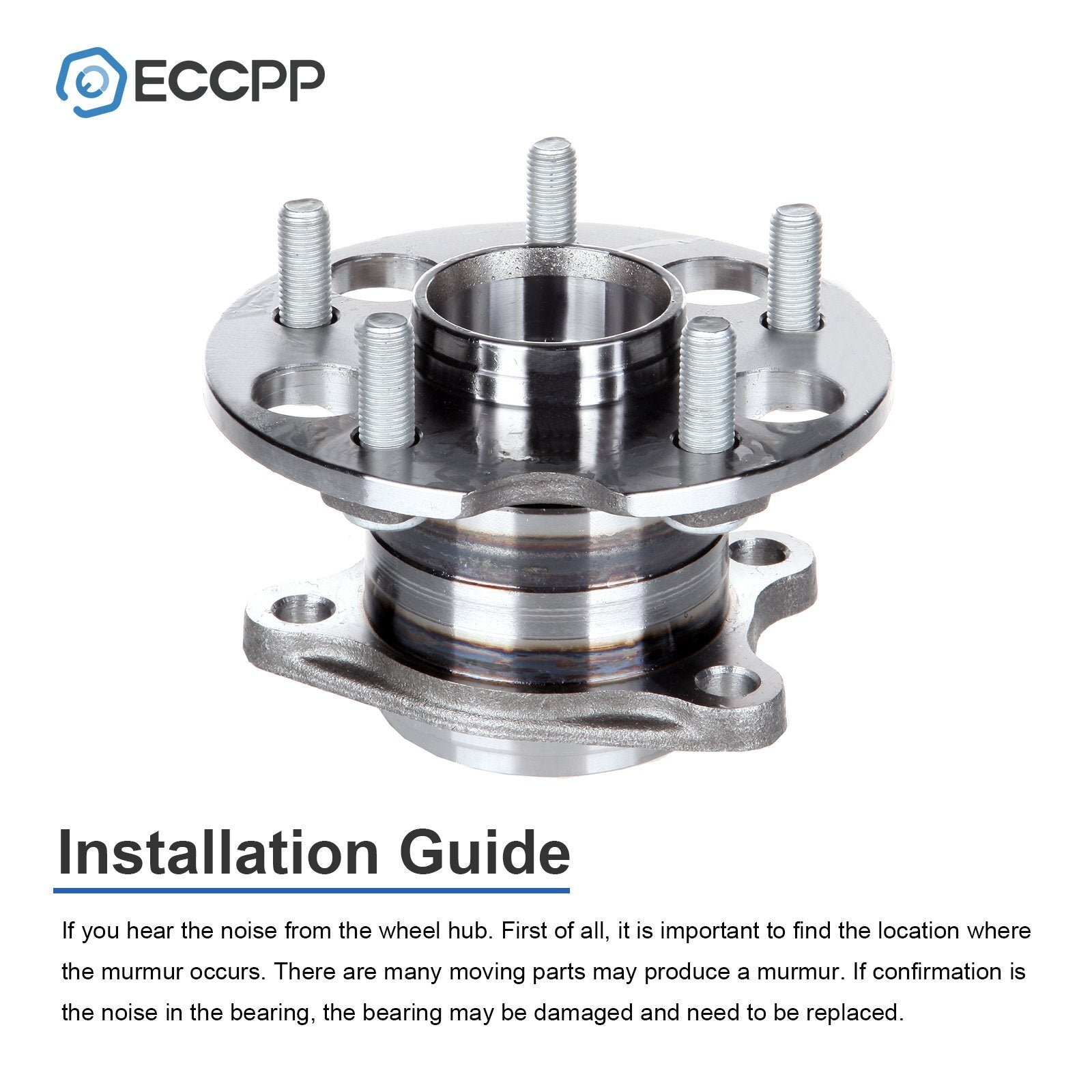 1Pc Wheel Hub Bearing Rear AWD For Toyota Highlander Venza Lexus RX330 RX350 6B93BC-57