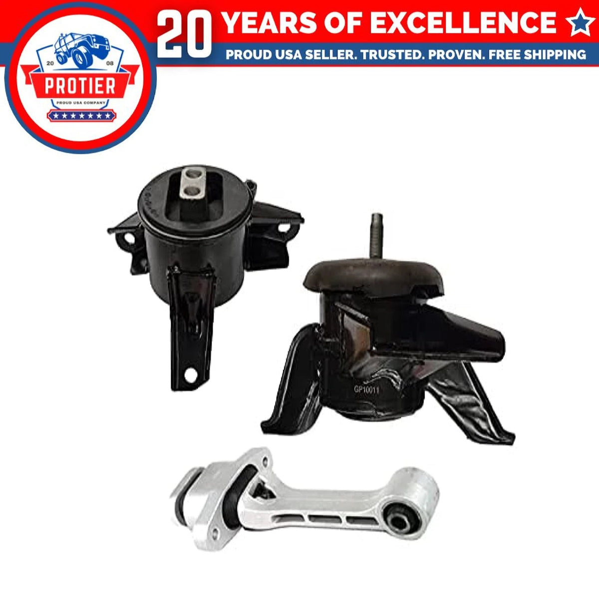 Fits 2014-2015 Hyundai Tucson 2.0L Engine Motor&Transmission Mount Set | A71069 6B93BC-57