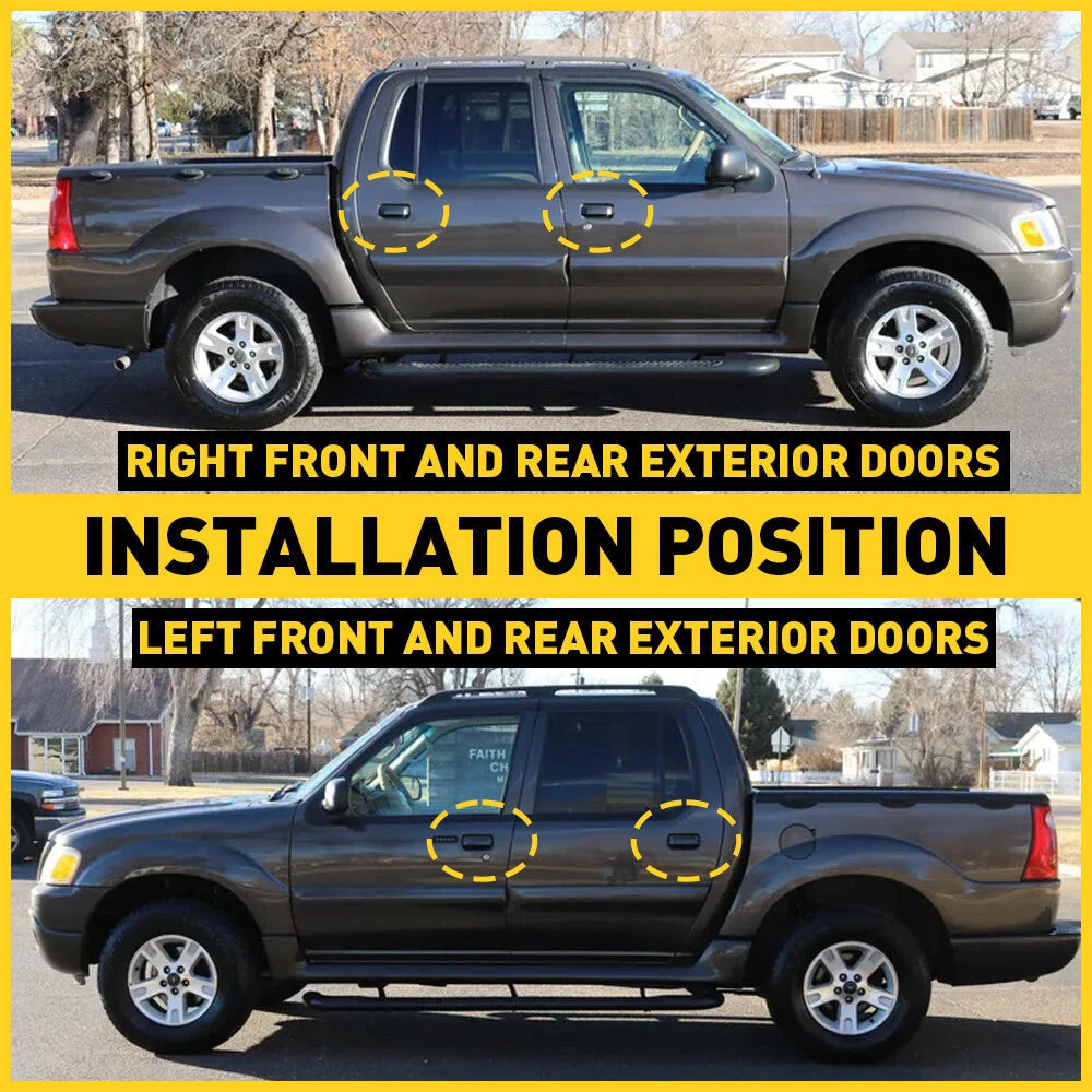 Outside Door Handle Fit Ford Explorer Sport Trac 2001-2005 For Left Or Right US 6B93BC-57