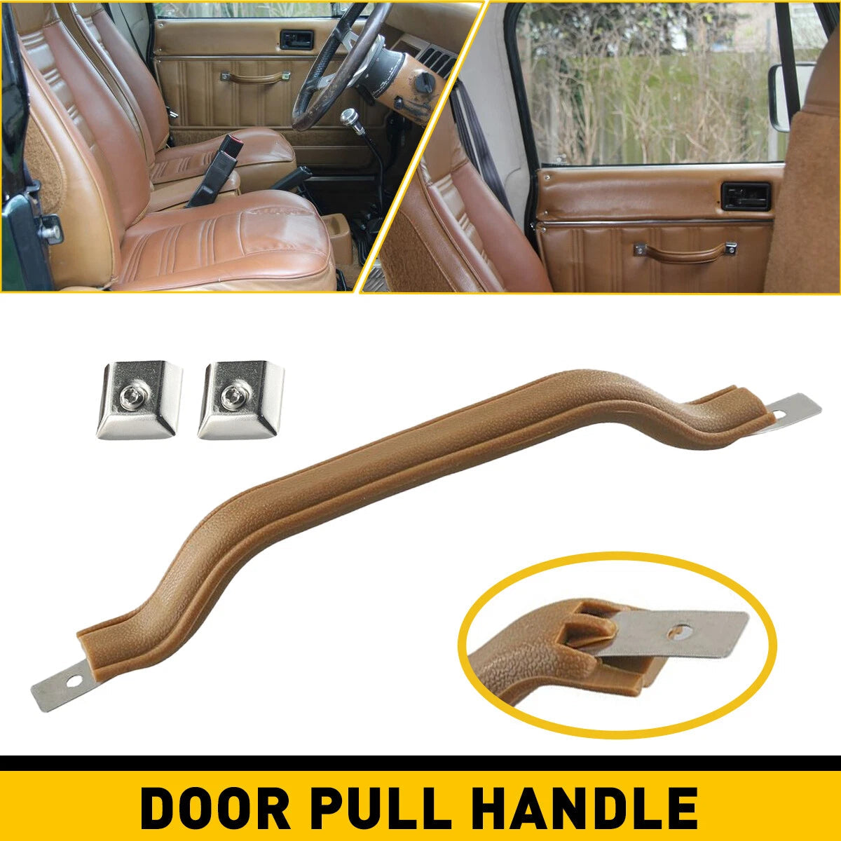 FOR Interior Door Handle Strap Pull for Jeep CJ and Wrangler YJ 55009801K EOA 6B93BC-57