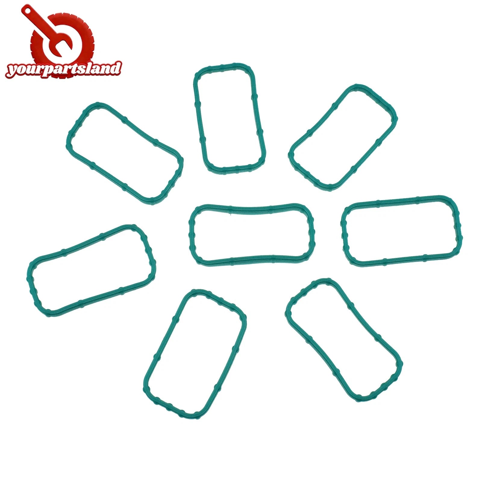 8x For LS3 Intake Manifold Gasket Seals L99 L76 L77 6.2 MS97151,MS19589,19256623 6B93BC-57