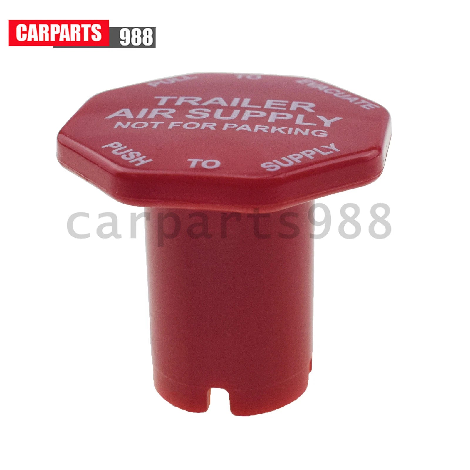 MV3 Red Parking Brake Red Trailer Air Supply Knob 802627 298817 6B93BC-57
