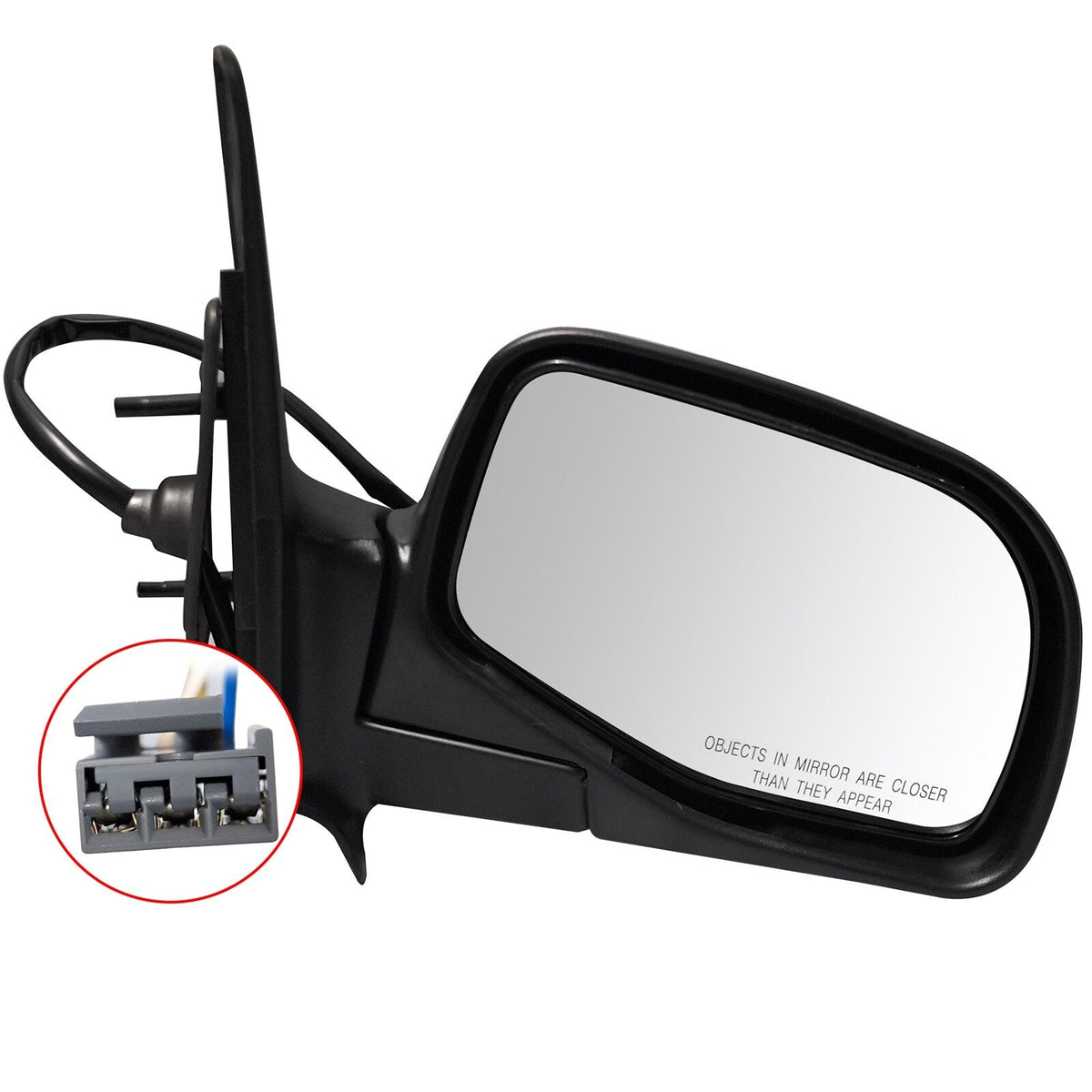 Right Power Mirror For 93-05 Ford Ranger 98-05 Mazda Pickup Truck Black Textured 6B93BC-57