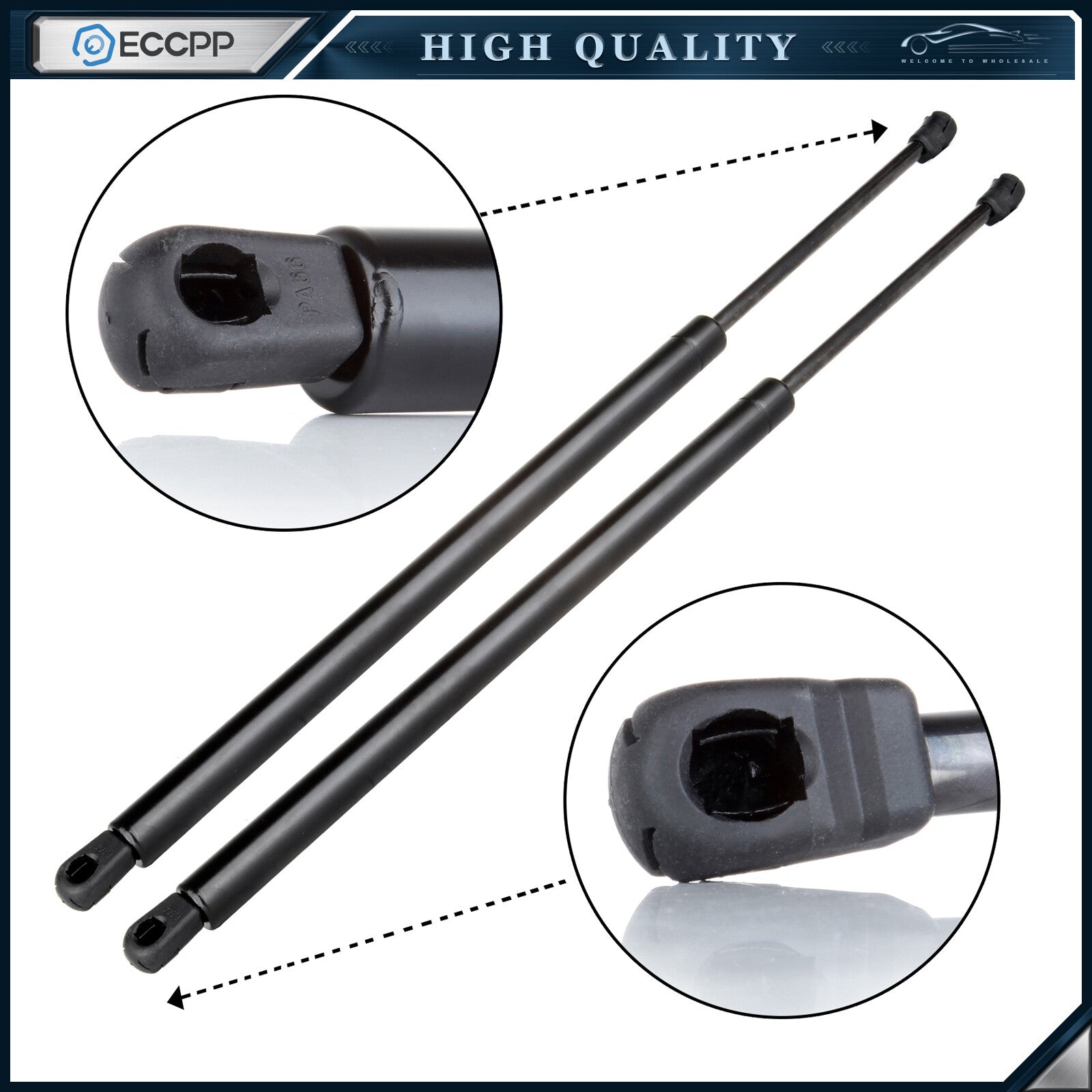 ECCPP 2x Liftgate Lift Supports Struts Gas Springs For GMC Envoy XL 2002-06 4574 ECCPP