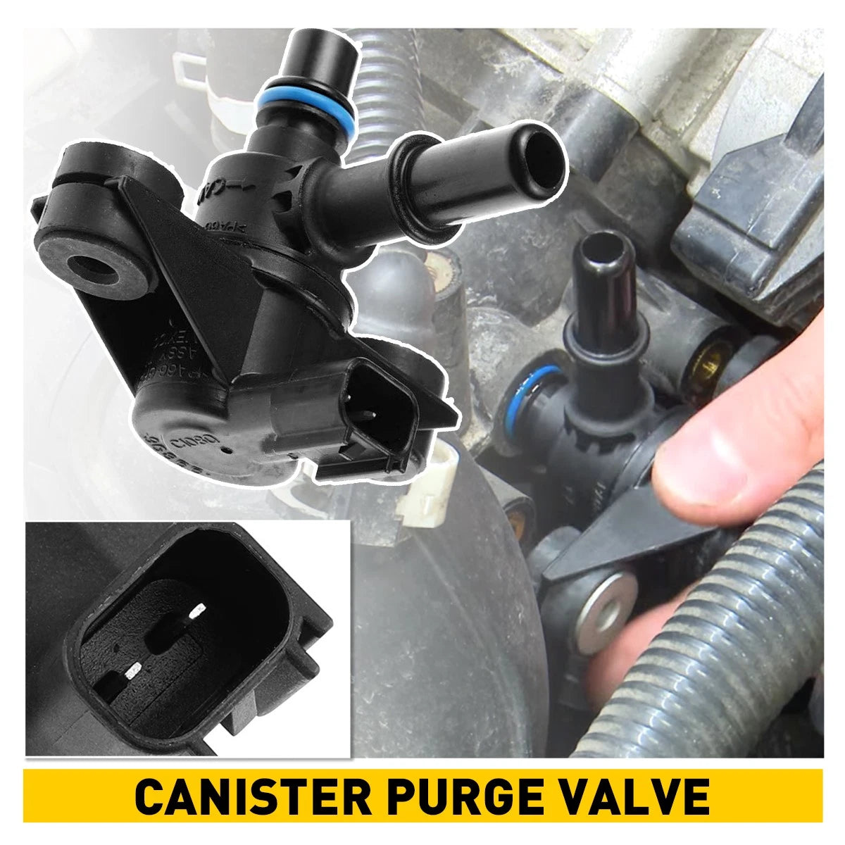 Vapor Canister Vent Purge Valve CP597 For 2013-2018 Ford Flex Taurus F-250 F-350 6B93BC-57