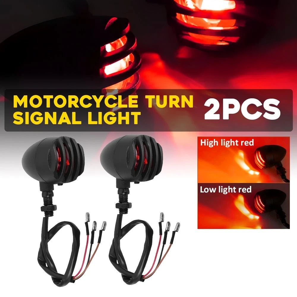 2 Motorcycle Bullet Turn Light Blinker Signal For Suzuki C50 Boulevard Universal 6B93BC-57