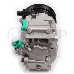 AC Condenser & AC Compressor Cooling Kit For 11-12 Hyundai Santa Fe Kia Sorento 6B93BC-57