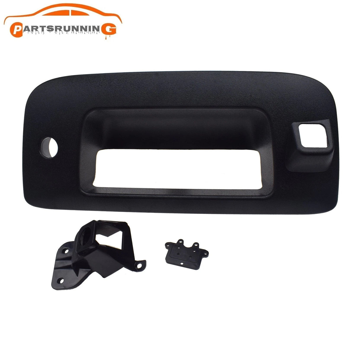 Tailgate Handle Bezel with Key & Camera Hole For Silverado 1500 2500 3500 HD 6B93BC-57