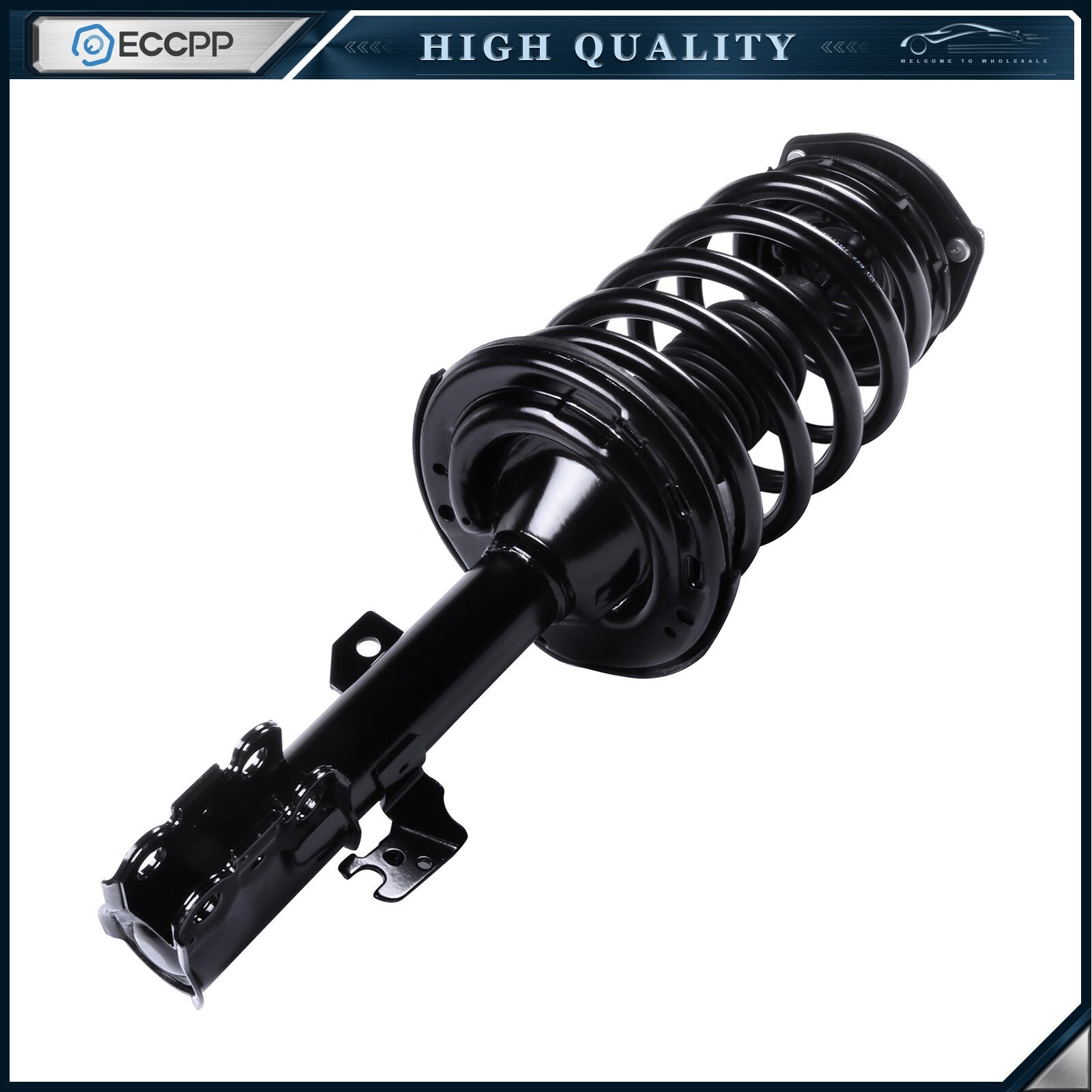 For 05-10 Toyota Sienna 2 Front Complete Shock Spring and 2 Rear Strut Absorber 6B93BC-57