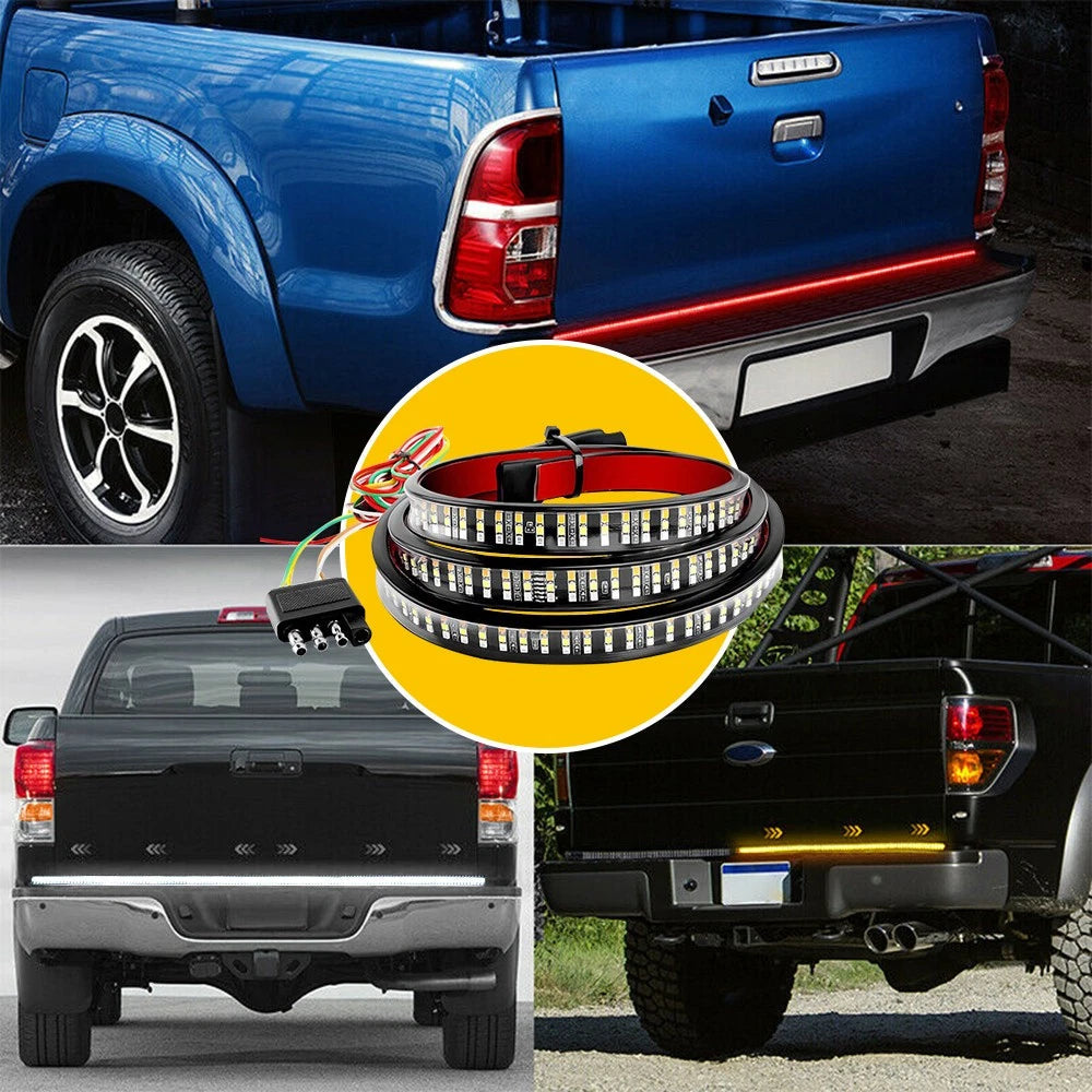 60" LED STRIP TAILGATE LIGHT BAR REVERSE BRAKE SIGNAL FOR CHEVY FORD DODGE USEOA 6B93BC-57