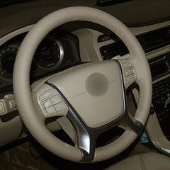 Top Leather Steering Wheel Hand-stitch on Wrap Cover For Volvo S80 XC60 XC70