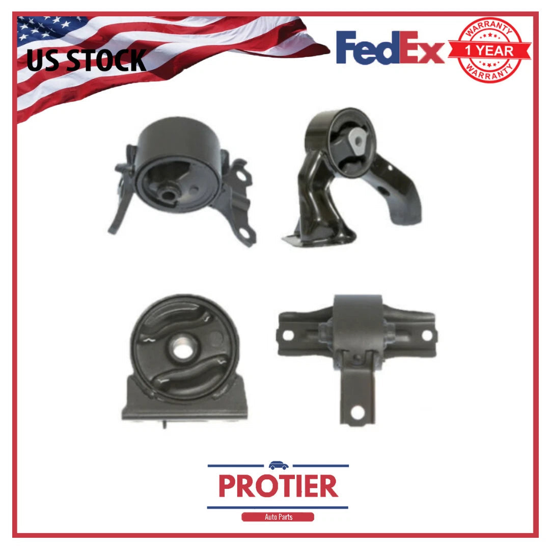 Motor & Trans Mount 4PCS Set For 2007-2017 Jeep Compass 2.4L FWD for Auto Trans 6B93BC-57