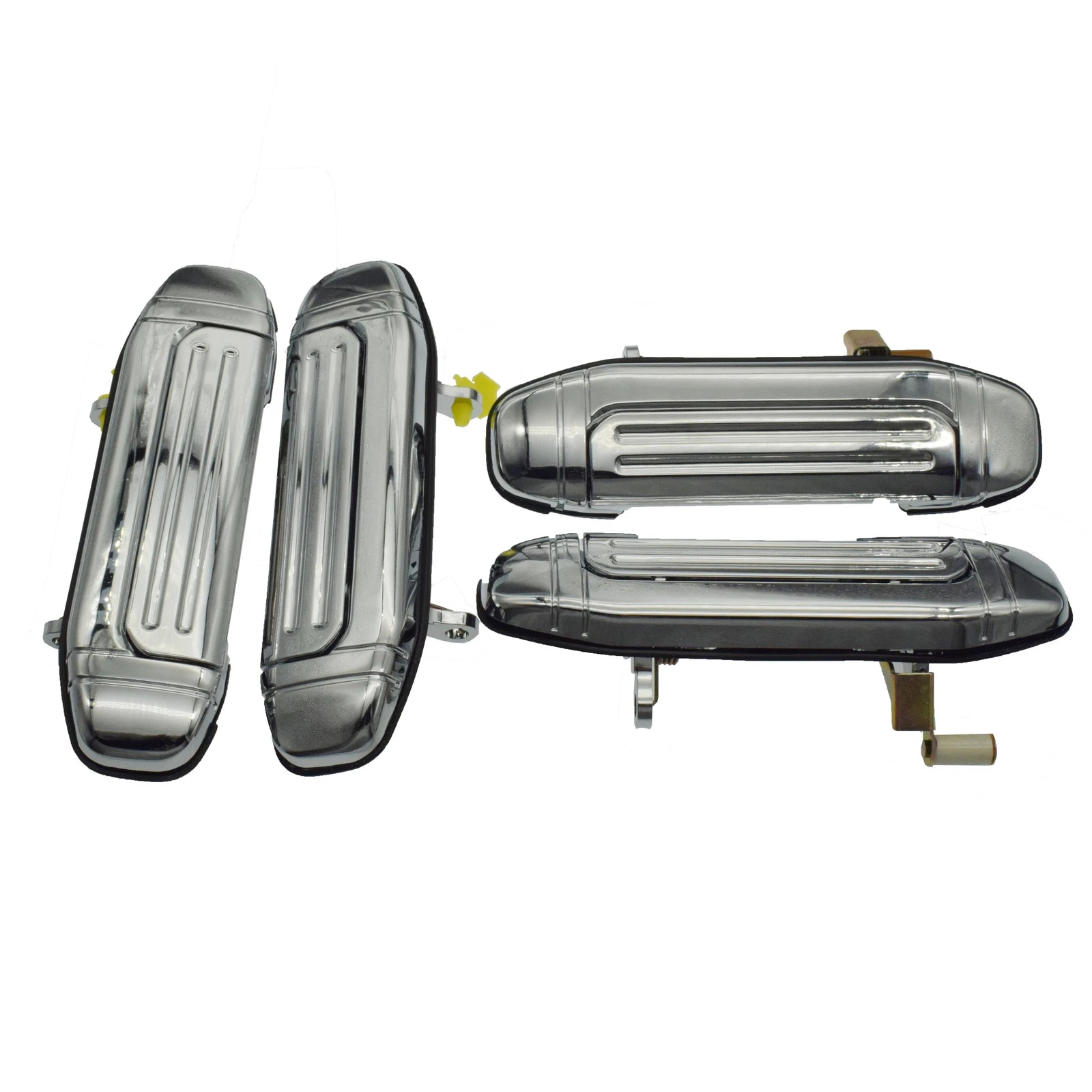 Front Rear LH & RH Chrome Exterior Door Handles For Mitsubishi Pajero 1992-1997 6B93BC-57