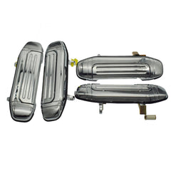 Front Rear LH & RH Chrome Exterior Door Handles For Mitsubishi Pajero 1992-1997 6B93BC-57