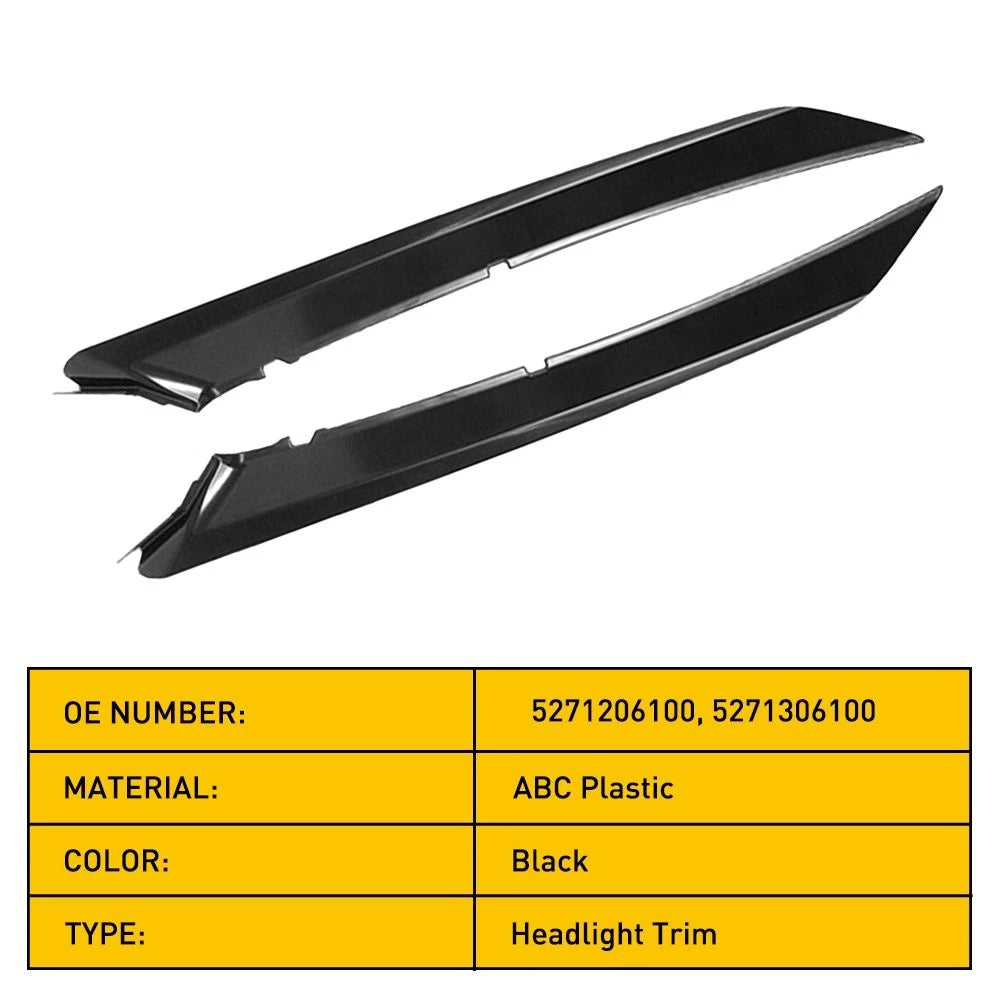 Front Grille Bumper Trim Molding Set Fit For 2018 2019 2020 Toyota Camry SE/XSE 6B93BC-57