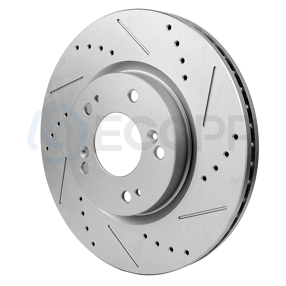 Front Drilled Slotted Rotors for Compass Patriot MK Avenger Caliber 200 Sebring 6B93BC-57