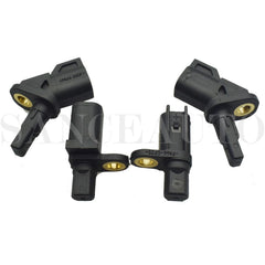 4PCS ABS Wheel Speed Sensor Front Rear L/R For Ford Jaguar Lincoln Volvo 02-20 6B93BC-57