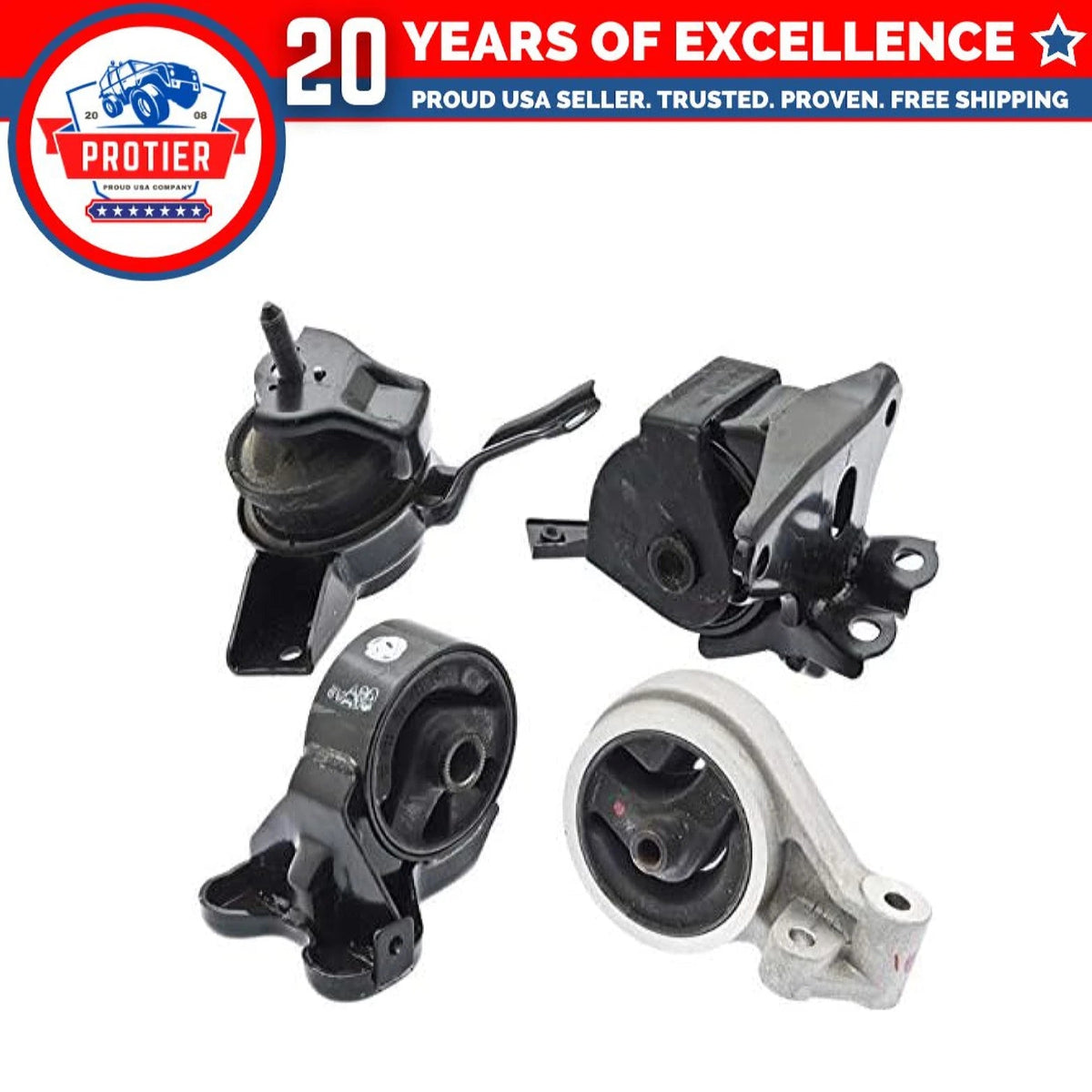 Fits 2004-2006 Kia Spectra/ Spectra5 2.0L AUTO Motor & Trans Mount Set 4PCS : 6B93BC-57