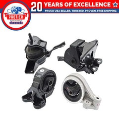 Fits 2004-2006 Kia Spectra/ Spectra5 2.0L AUTO Motor & Trans Mount Set 4PCS : 6B93BC-57