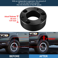 3" Front + 2" Rear Leveling Kit & 4X Struts Shocks For Ford F-150 2004-2008 2WD