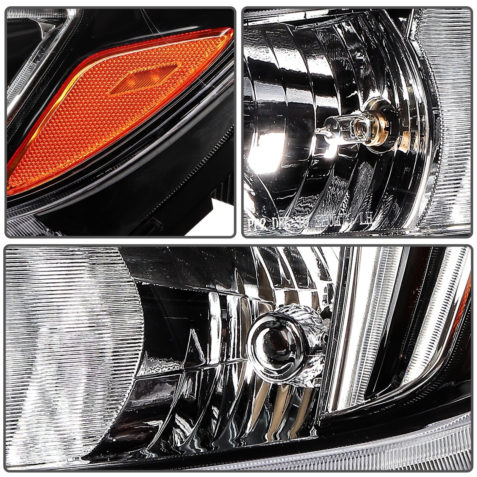 Headlight Assembly Right Side Black For 2017-2022 Buick Encore 1.4L 6B93BC-57