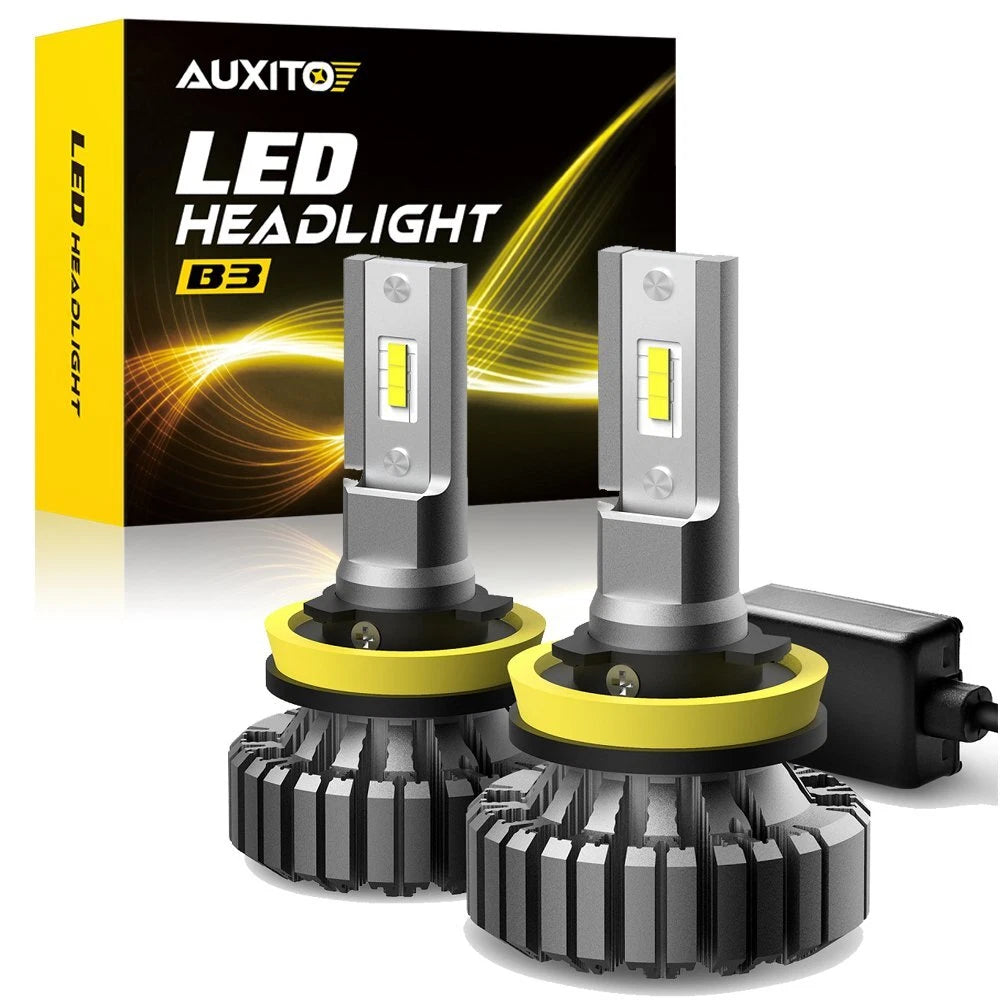 AUXITO H11 LED Headlight Kit Low Beam Bulb Super Bright ERROR FREE CANBUS B3 EOA AUXITO