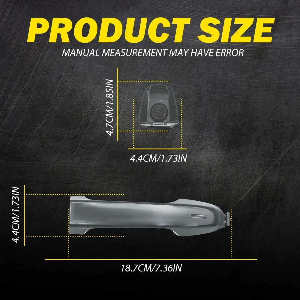 For 12-17 Toyota Camry Code 1G3 Magnetic Gray Metallic Handle Front Left Right A 6B93BC-57