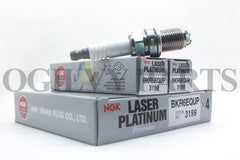 Set of 6 For ngk 3199 Laser Platinum Spark Plugs BKR6EQUP