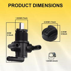 Fuel Tank Valve Petcock 3 Way w/ Knob NUT For Polaris Magnum 325 330 500 7052161 6B93BC-57