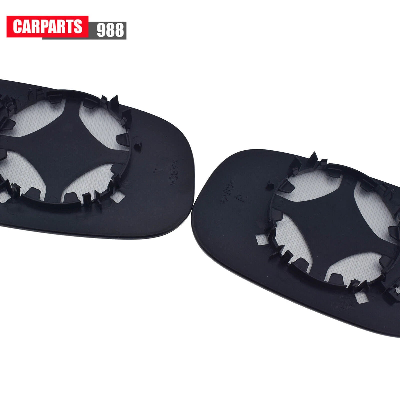 Pair LH RH Mirror Glass Heated with Backing Plate for Volvo C30 C70 S40 S60 S80 6B93BC-57