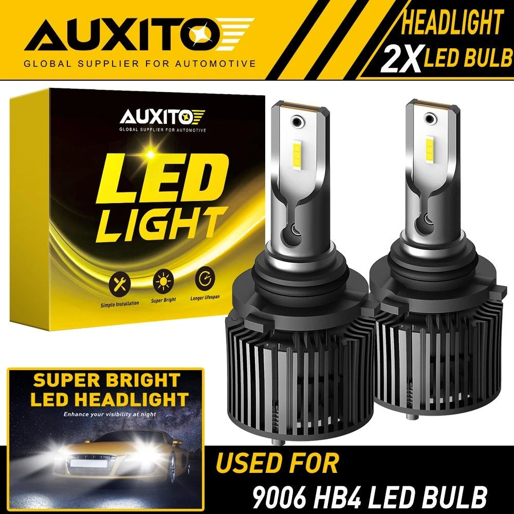 AUXITO 9006 CSP LED Headlight Kit 6000k White High Low Fog Beam Light Bulbs EOA AUXITO