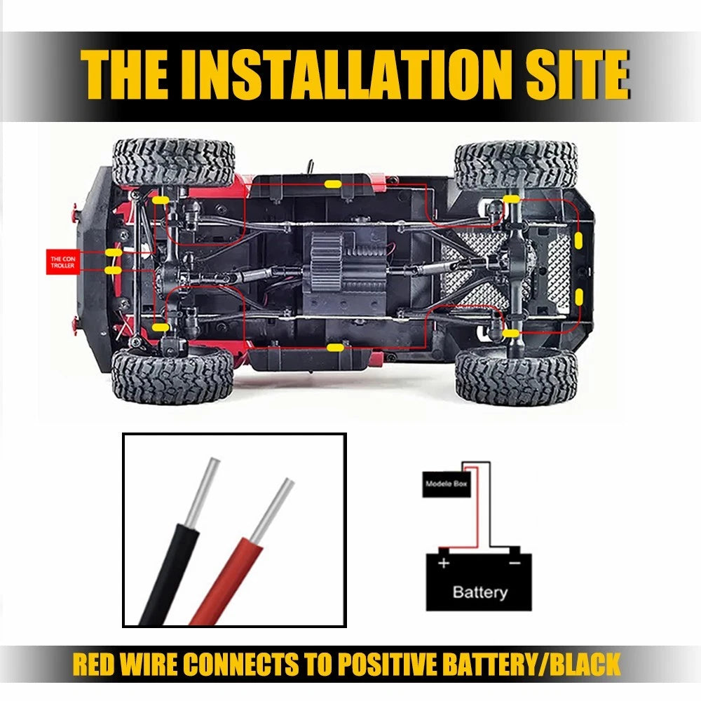 20X RGB LED Rock Lights Kit Underbody Neon Light Bluetooth App Remote Control A 6B93BC-57