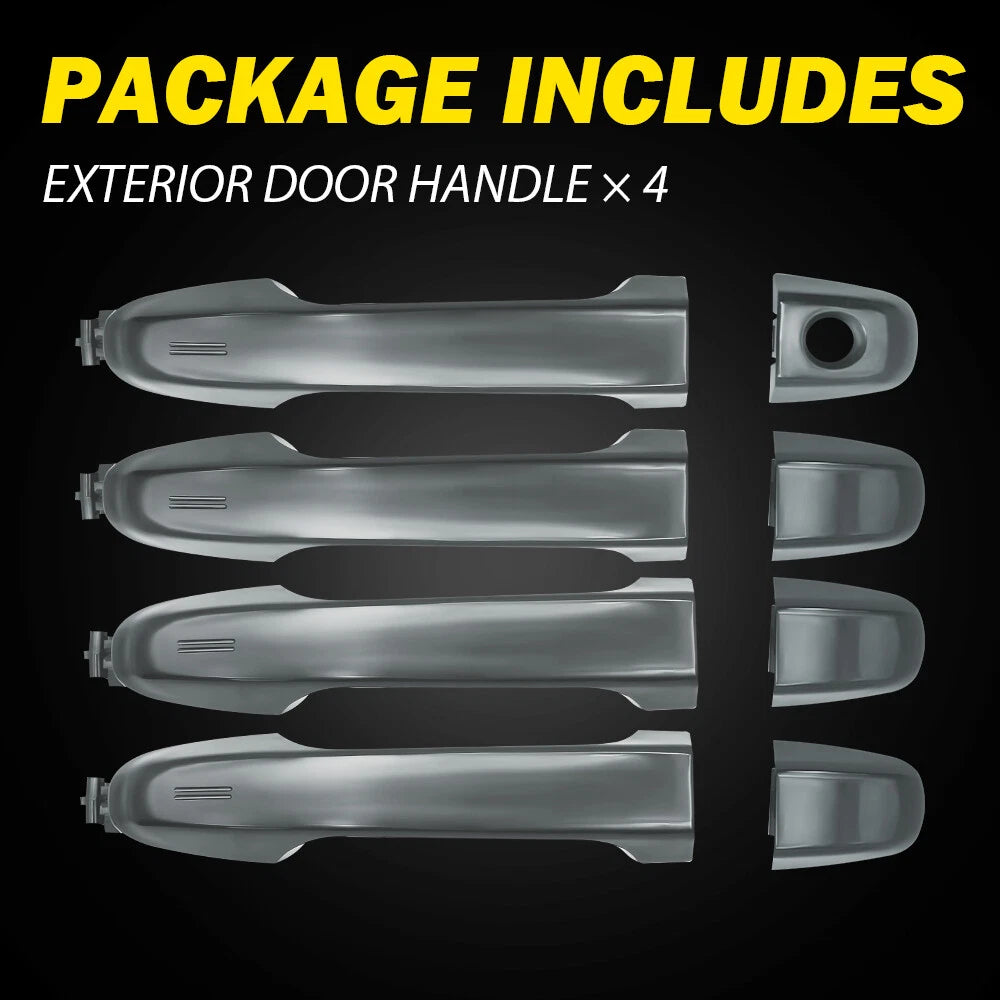 4X DOOR HANDLES COLOR CODE 1G3 MAGNETIC GRAY METALLIC FOR 2012-2017 TOYOTA CAMRY 6B93BC-57
