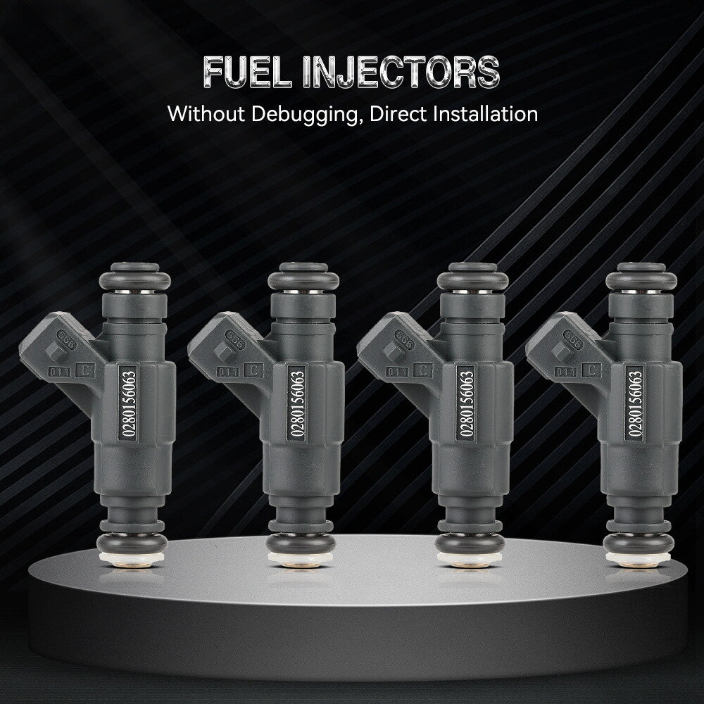 For 2003 2004 2005 2006 Audi TT Quattro 1.8L 4pcs Fuel Injectors 06A906031BC 6B93BC-57