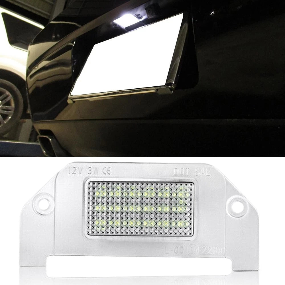 LED License Plate Lights For 6000K Dodge Charger Challenger Magnum Avenger Dart 6B93BC-57