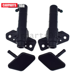 4Pcs Left Right Headlight Washer Spray Nozzle + Cover For Kia Sportage 3 2011-16 6B93BC-57