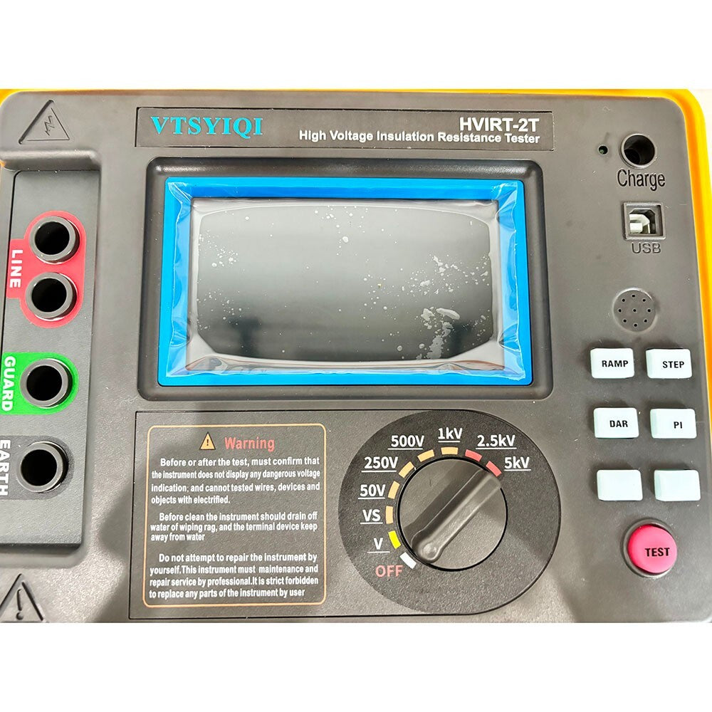 High Voltage Insulation Tester with Range 0.5MΩ~2TΩ 250V 500V 1KV 2.5KV 5KV 6B93BC-57