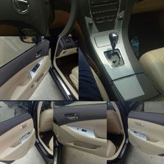 Interior Center Console Carbon Fiber Molding Sticker Decals For Lexus ES 2006-12