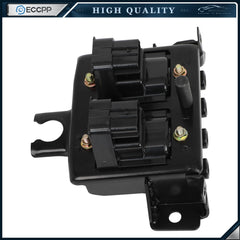 ECCPP Ignition Coil & 6 Spark Plugs For L4 1.8L 1999-2000 Mazda Miata UF343