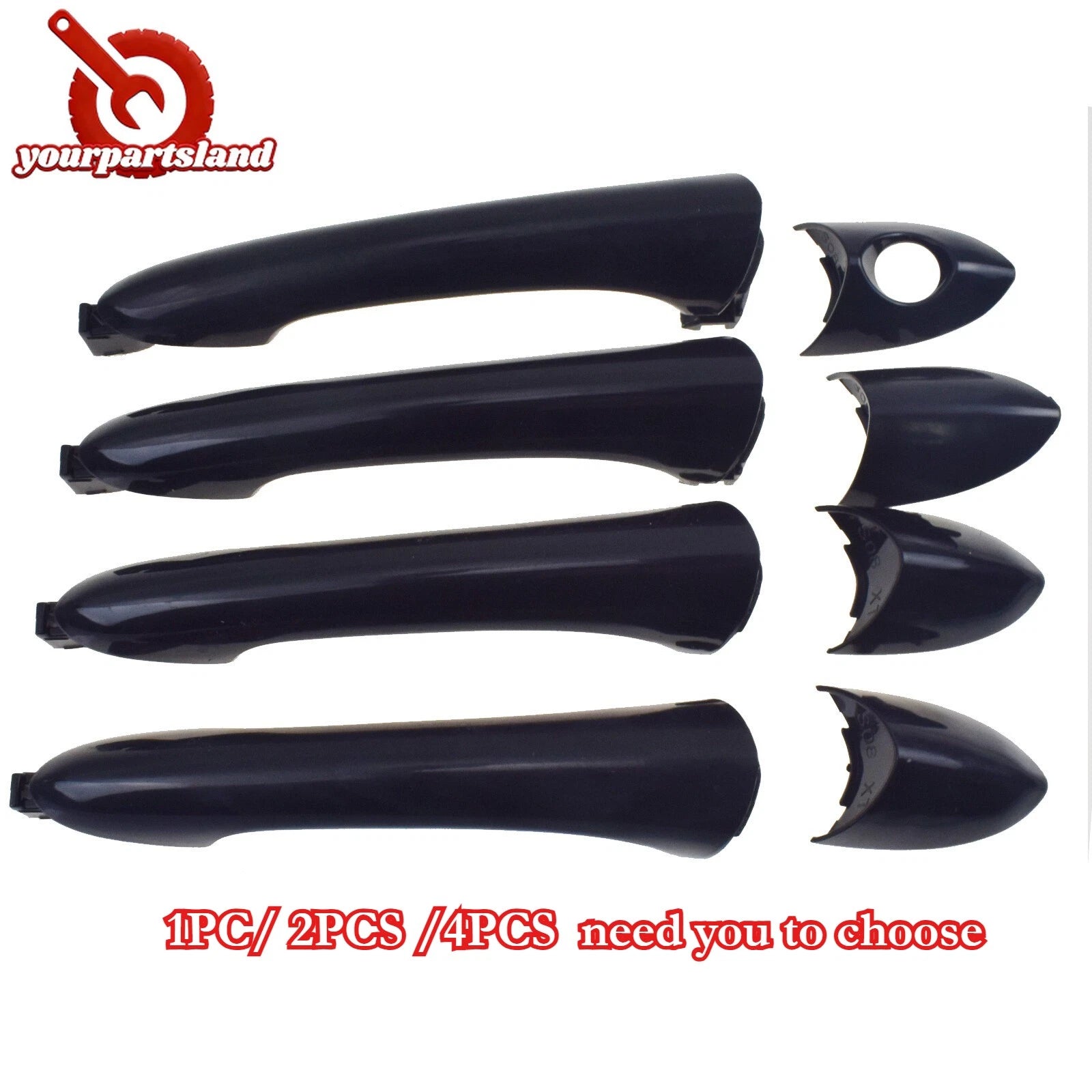 Front Rear LH/RH Exterior Door Handle for 2011-2015 Hyundai Sonata 2.0L 2.4L 6B93BC-57
