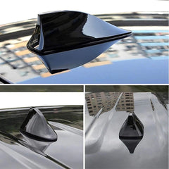 Shark Fin Roof Antenna Car AUTO Aerial FM/AM Radio Signal Universal Gloss EOA 6B93BC-57