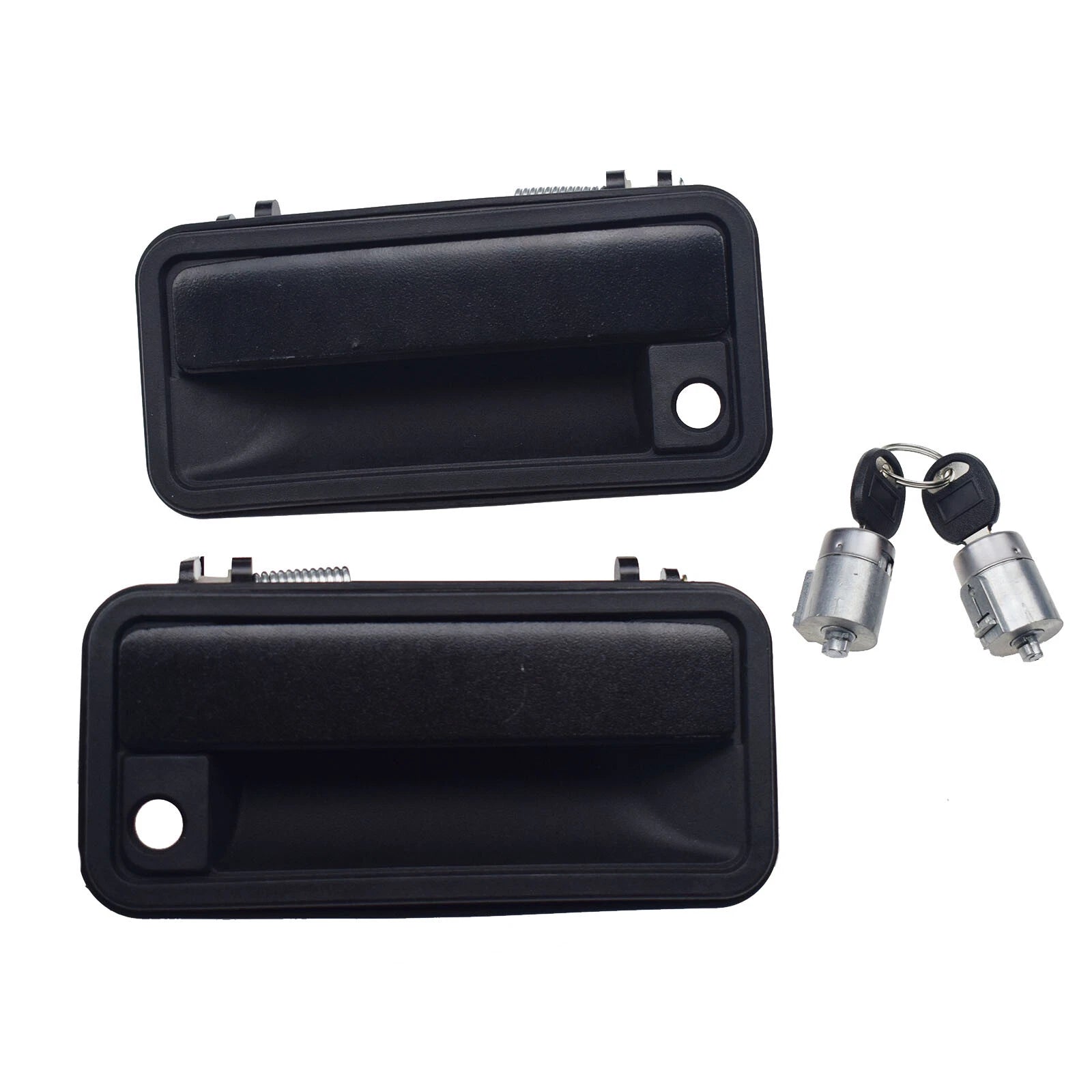 Front L & R Outside Door Handle & Lock Cylinder Kit Set for Chevy GMC 15032305 6B93BC-57