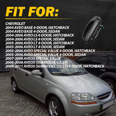 Set of 4 For 2004-2008 Chevy Aveo Outside Door Handles Front Rear Left Right EOA 6B93BC-57