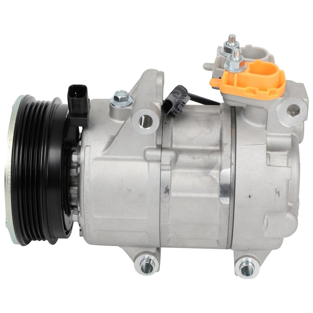 A/C Compressor with 4-Groove Pulley for Ford EcoSport 2018 2019-2022 2.0L 6B93BC-57