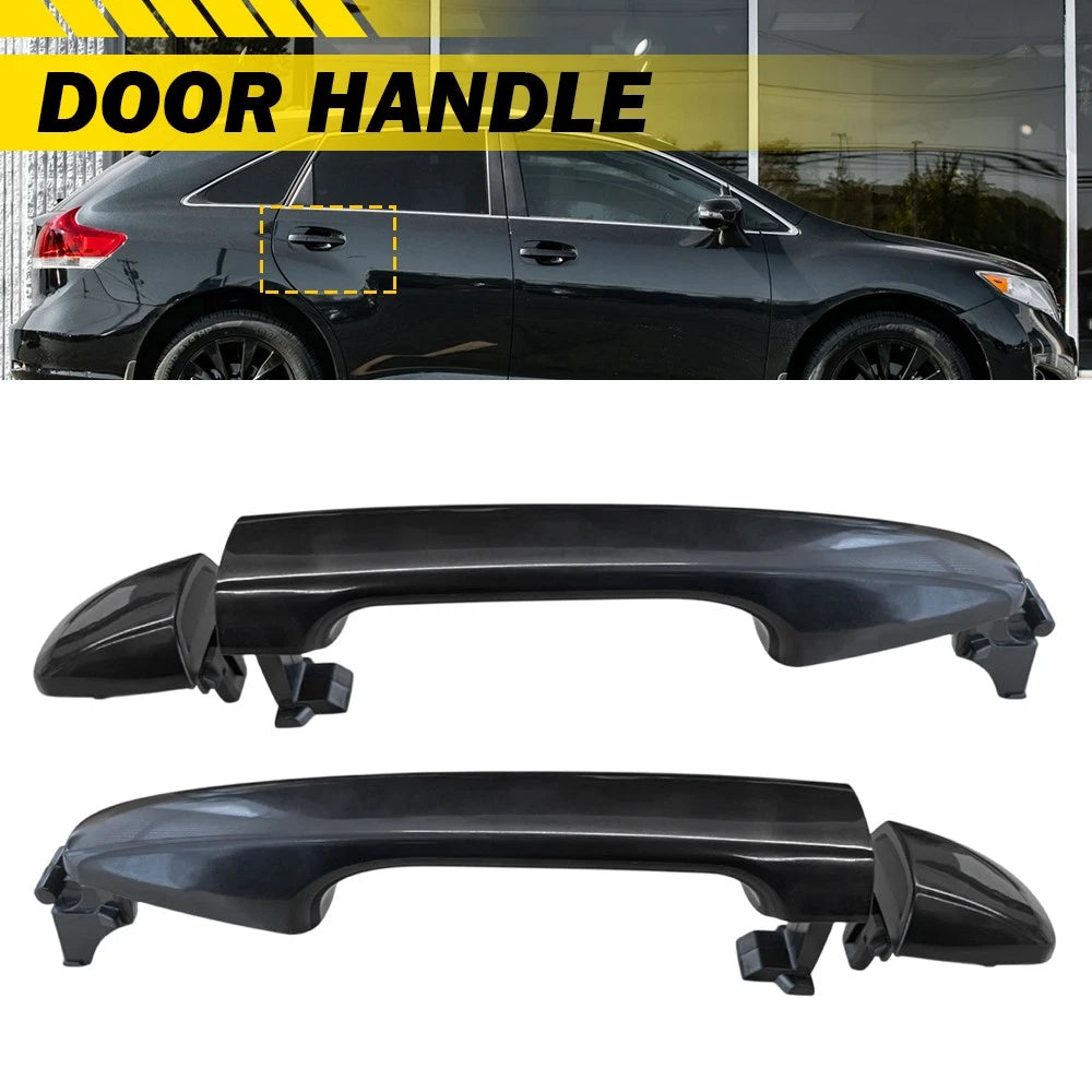 2PCS For 2009-2015 Toyota Venza Outside Exterior Door Handle Rear Left Right EOA 6B93BC-57