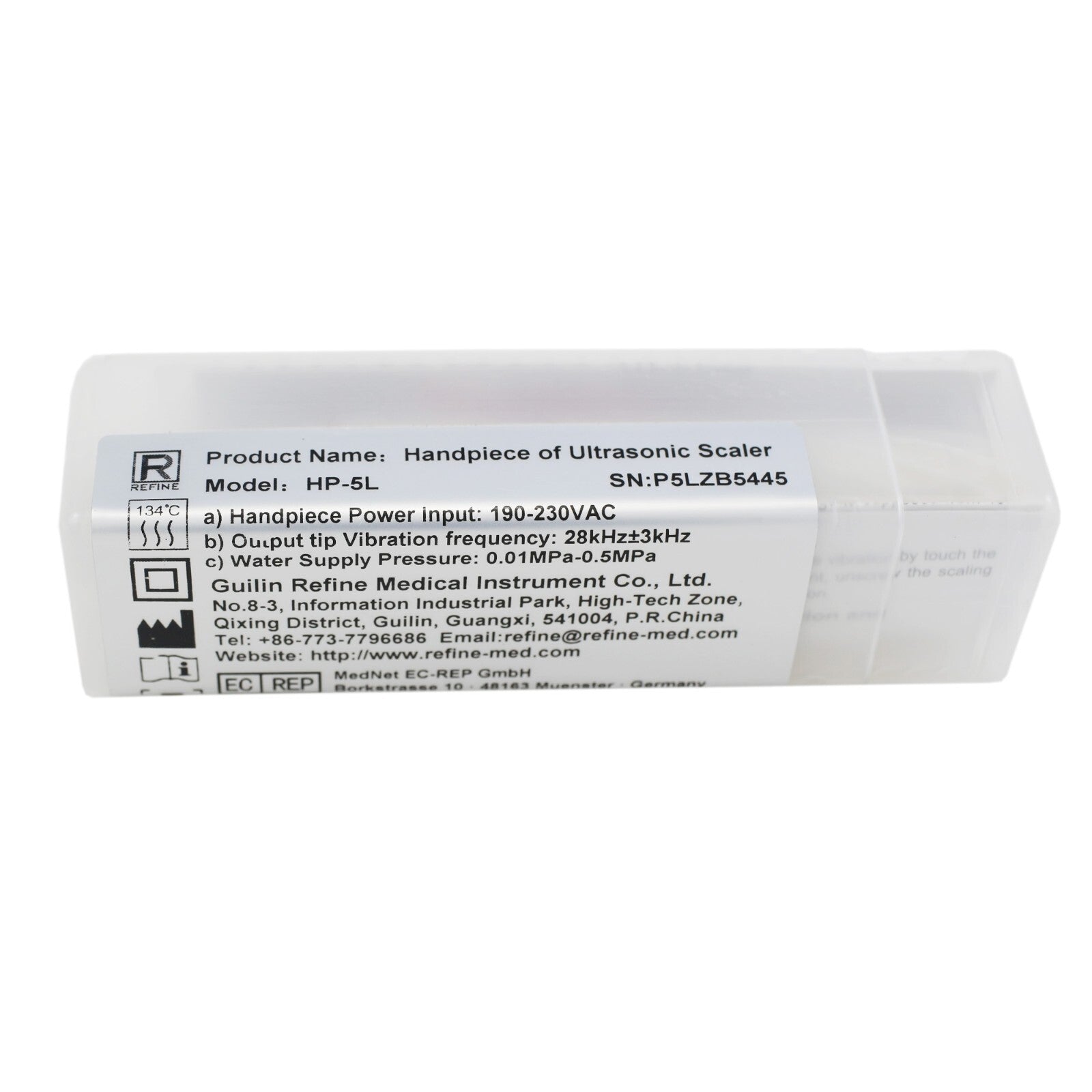Dental EMS PIEZON LED Ultrasonic Handpiece Woodpecker Tip For PIEZON 250 AIRFLOW 6B93BC-57
