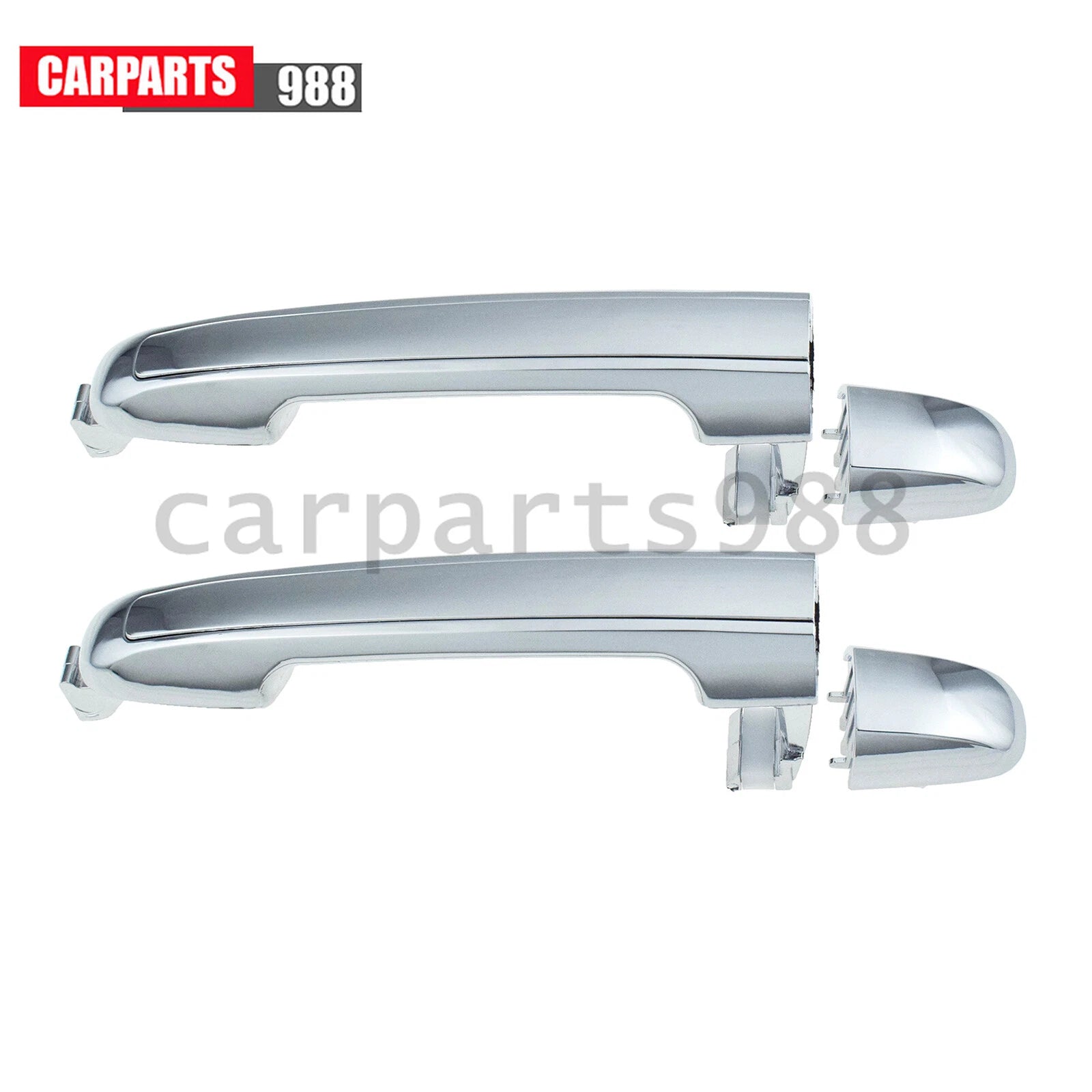 Rear LH & RH Chrome Exterior Door Handle For 2006-10 Hyundai Sonata 826513K000AA 6B93BC-57
