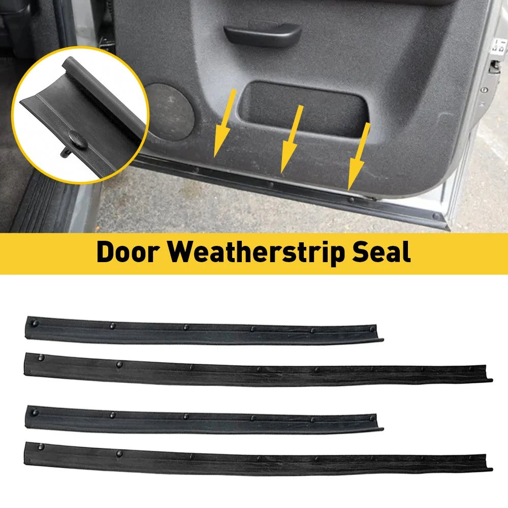 Rear Right / Left Door Lower Weatherstrip For Seal 1999-2016 Ford Super Duty 6B93BC-57
